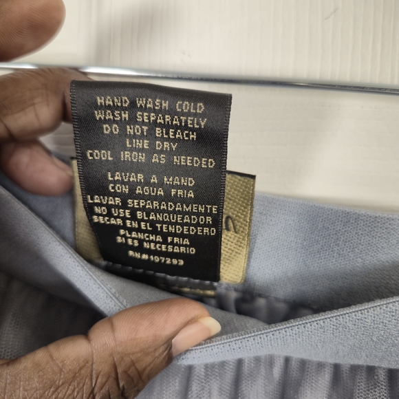 MetroWear Gray Tulle Maxi Skirt w/ Pearl Beaded Embellishments Balletcore Size S - Picture 6 of 6